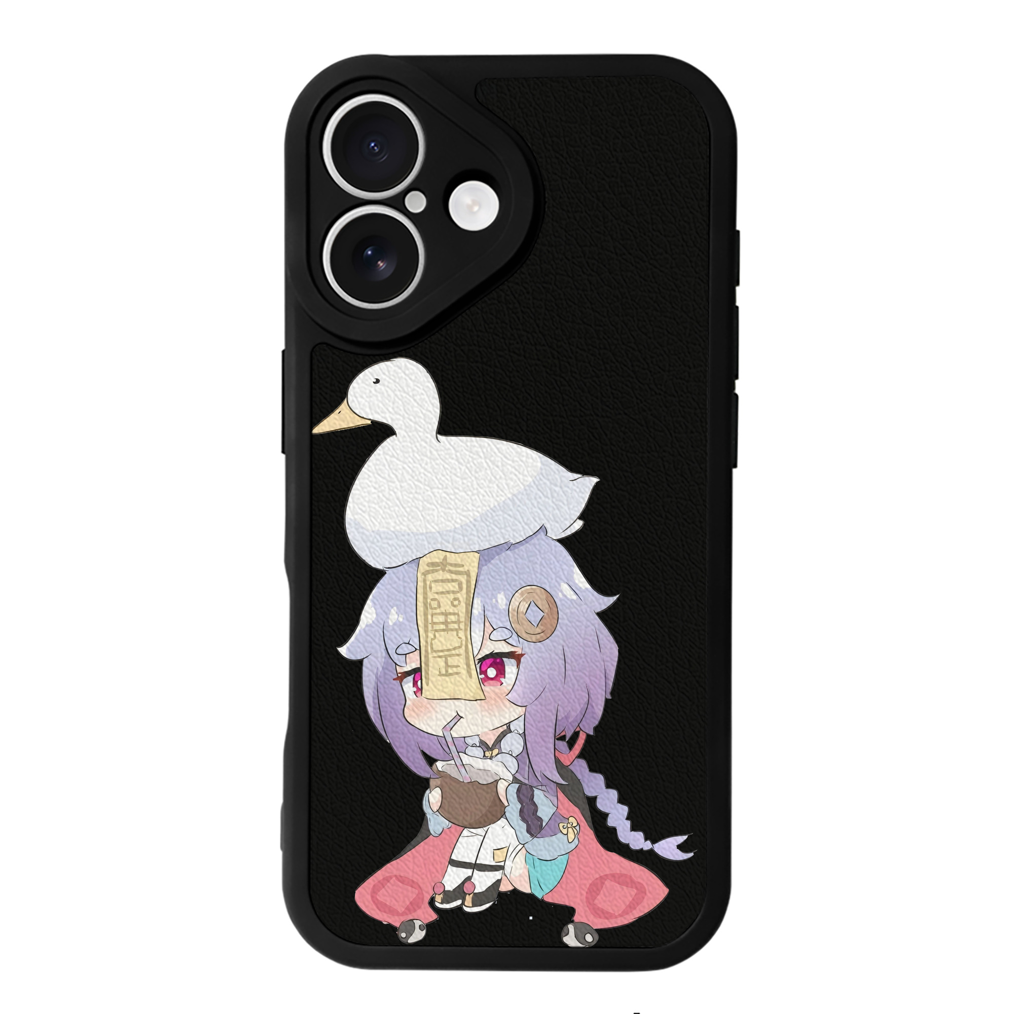 げんし神 七七 なな  genshin Nana 【iPhone 16シリーズ対応】シリコンスマホケース（レザー調） 材質：シリコン